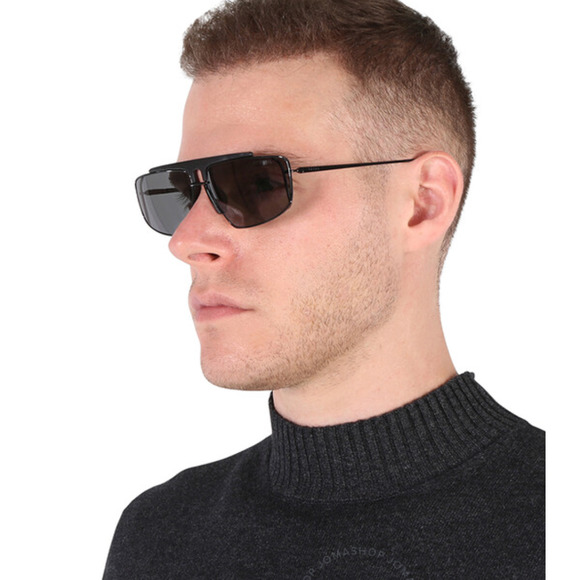 PRADA Blue Rectangular Men's Sunglasses - Picture 3 of 3